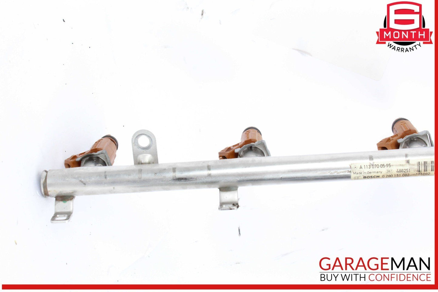 00-06 Mercedes W211 E500 S500 SL500 CL500 E430 Fuel Injector Rail Assembly OEM