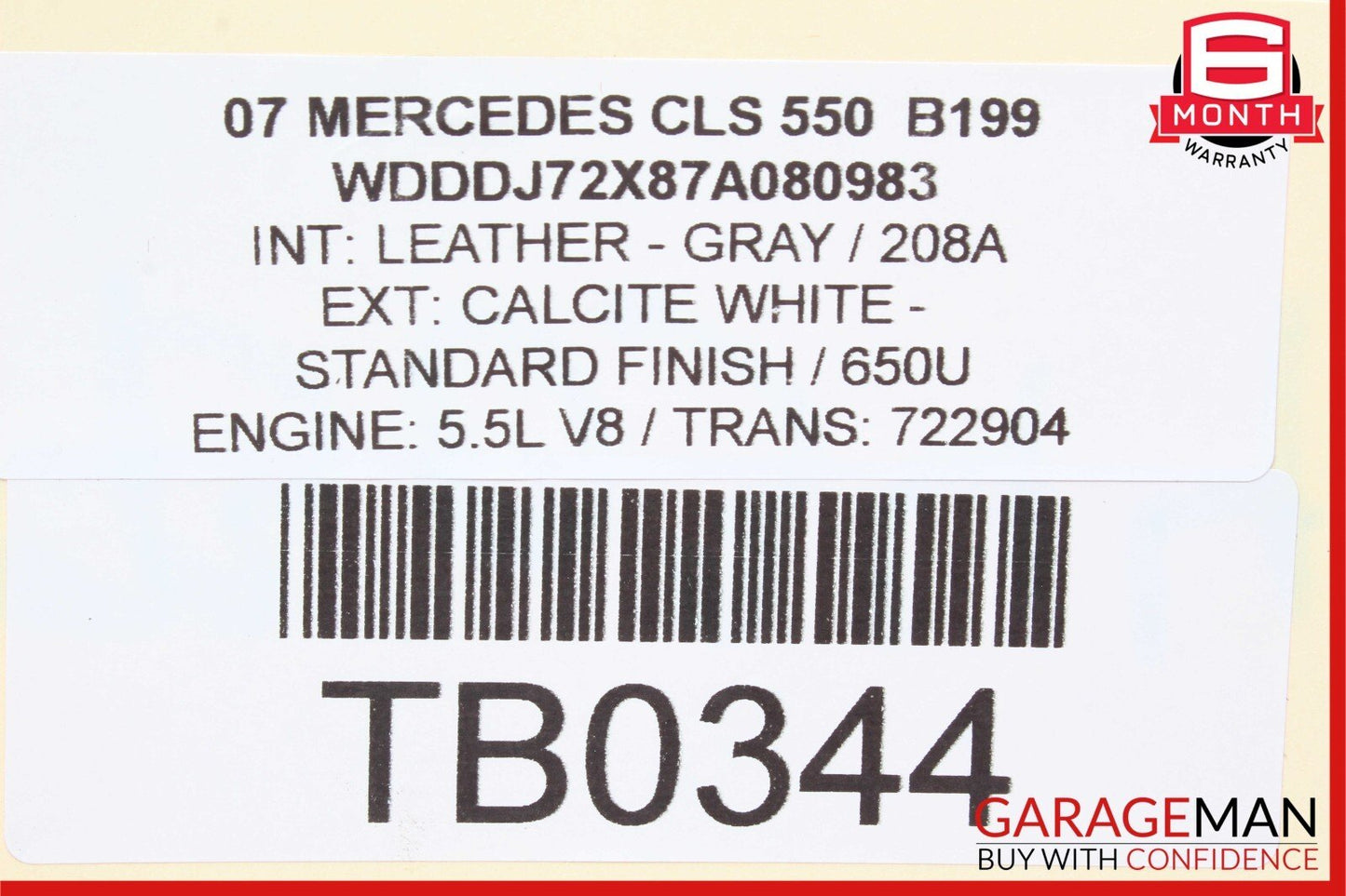 06-11 Mercedes W219 CLS500 CLS550 Front Left Side Bumper Reinforcement Bracket
