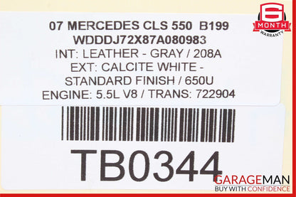 06-11 Mercedes W219 CLS500 CLS550 Front Left Side Bumper Reinforcement Bracket