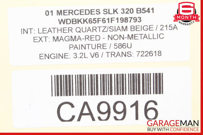 98-04 Mercedes R170 SLK320 CLK430 Power Steering Pump Reservoir Assembly OEM