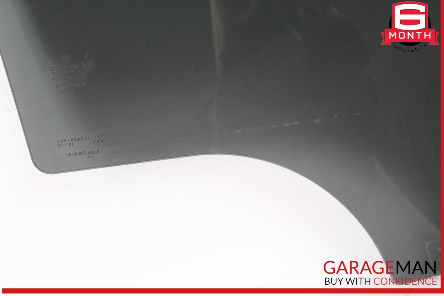 16-22 Mercedes X253 GLC43 AMG Rear Left Driver Side Door Window Glass OEM