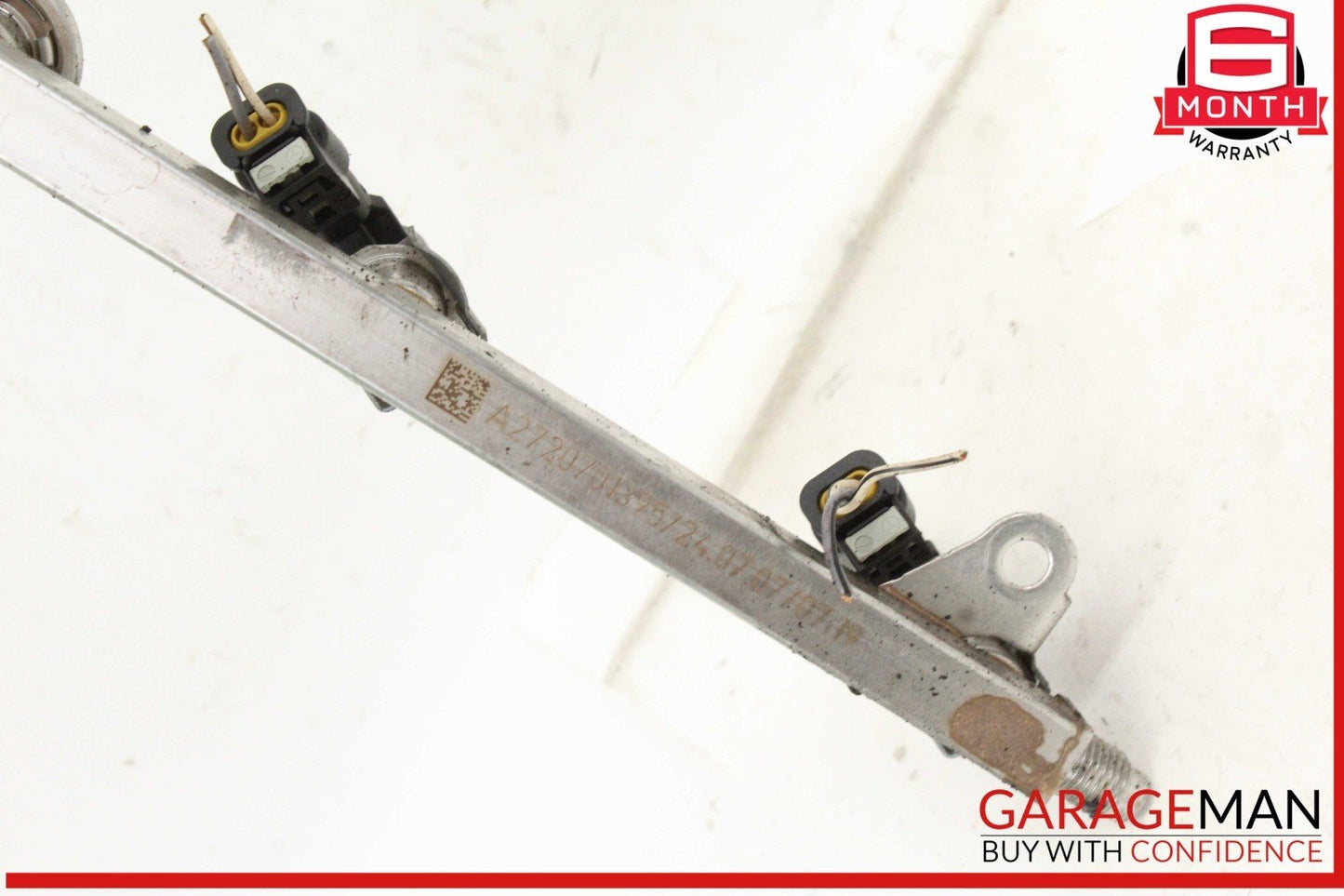 05-12 Mercedes W211 E350 SLK300 Fuel Injector Rail w/ Fuel Injectors OEM