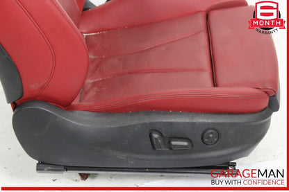 15-20 Audi S3 A3 Front Right Passenger Side Complete Seat Cushion Red OEM