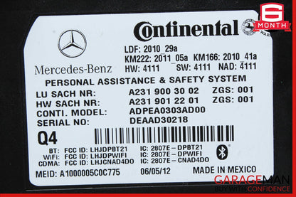 12-20 Mercedes GLK350 E550 SL400 C250 Communication Control Module Unit