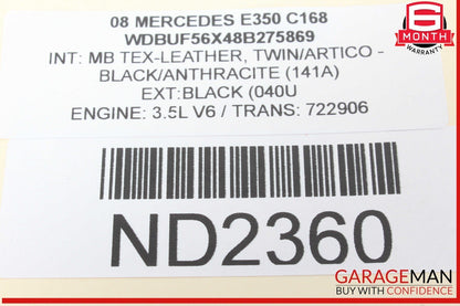 08-17 Mercedes W211 E350 C350 C300 Rear Left / Right Side Axle CV Half Shaft OEM