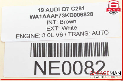 17-24 Audi Q7 HomeLink Garage Door Opener Control Module Unit 4N0907410B OEM