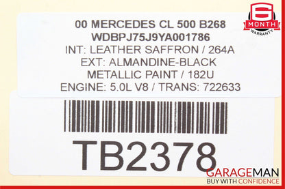 00-06 Mercedes CL500 SL500 S55 AMG Hydraulic Suspension ABC Oil Cooler Radiator