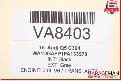 09-18 Audi Q5 SQ5 Front Left Driver Side Window Regulator Motor 8K0959801B OEM