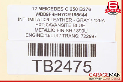 Mercedes W212 E350 4MATIC Sirius Satellite Radio Receiver 2128706489 OEM