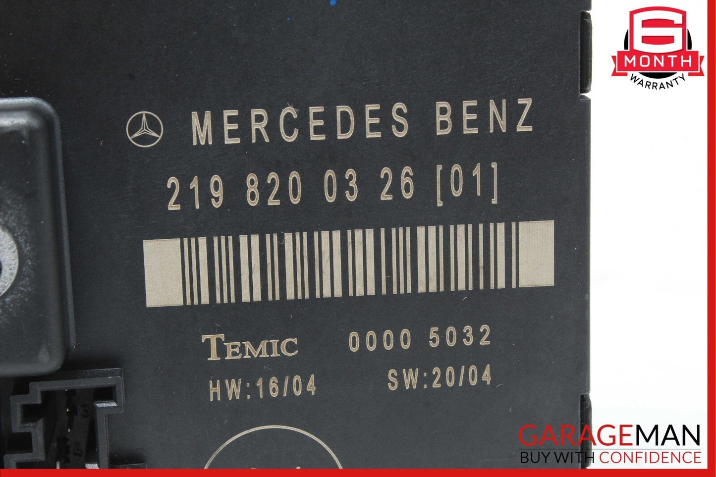 06-11 Mercedes W219 CLS500 Rear Right Door Control Module Unit 2198200326 OEM