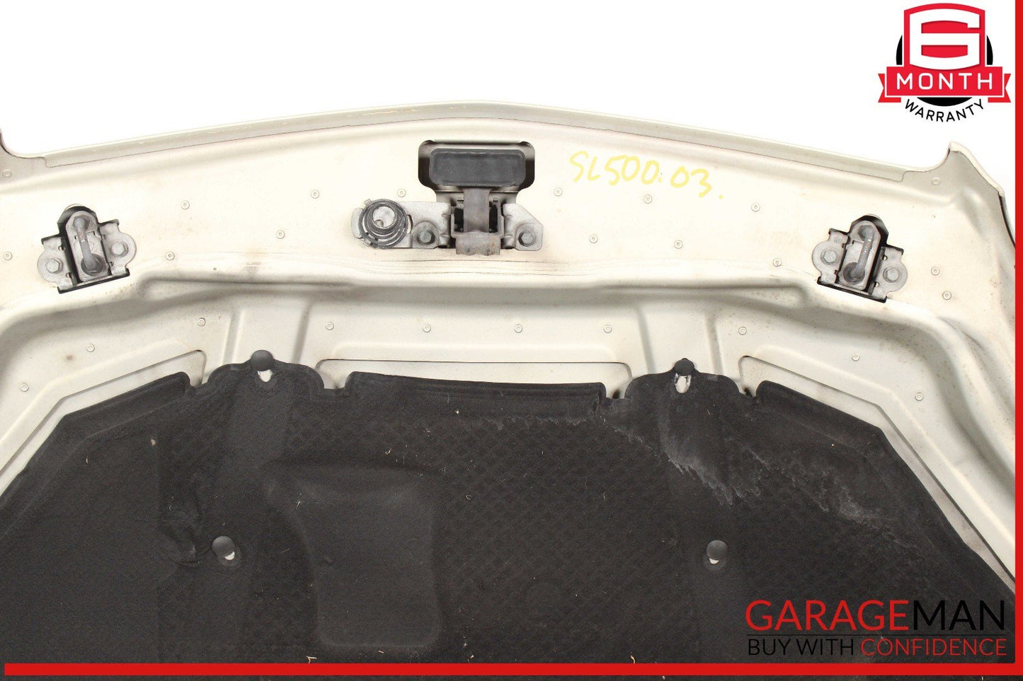 03-08 Mercedes R230 SL500 SL600 Front Hood Bonnet Vent Cover Assembly OEM