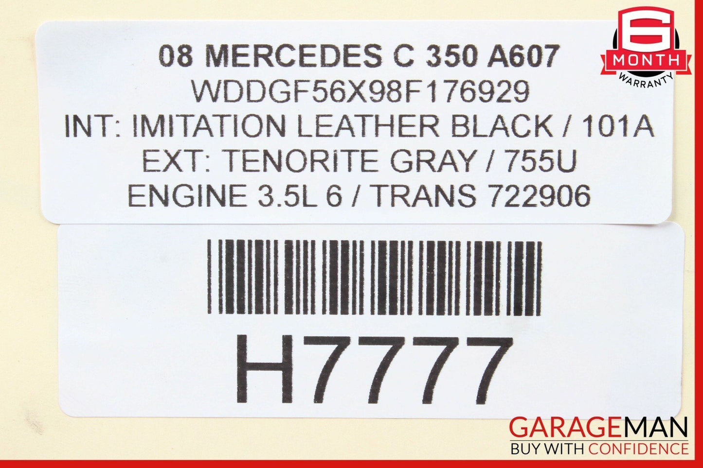 08-11 Mercedes W204 C350 Power Steering Pump Reservoir Assembly OEM