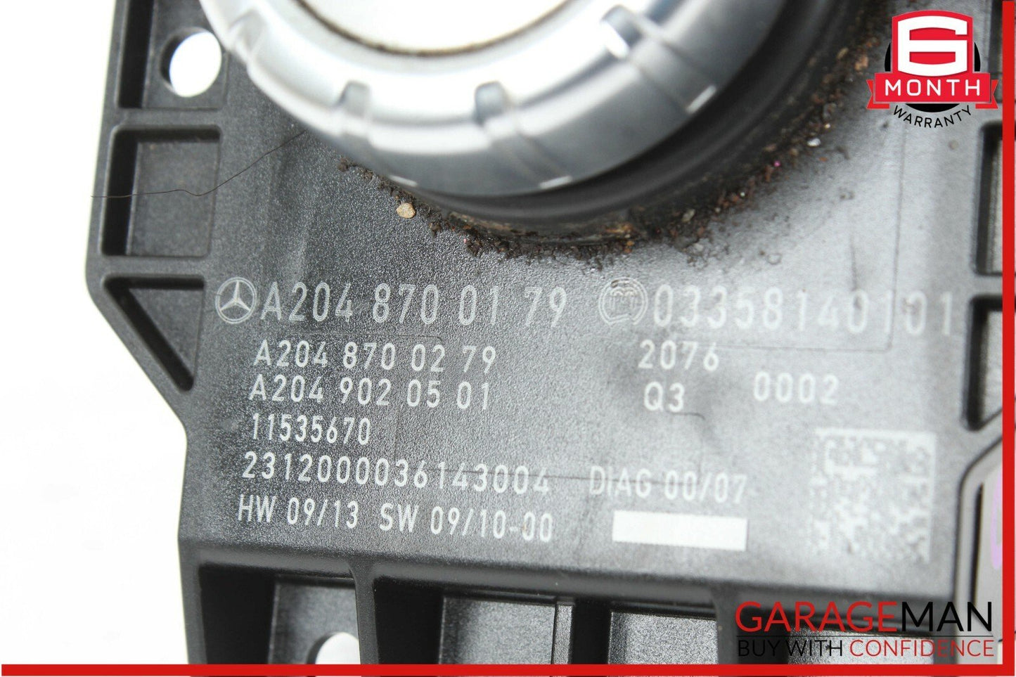 12-14 Mercedes W204 C250 Center Console Comand Controller Knob Multi Switch OEM