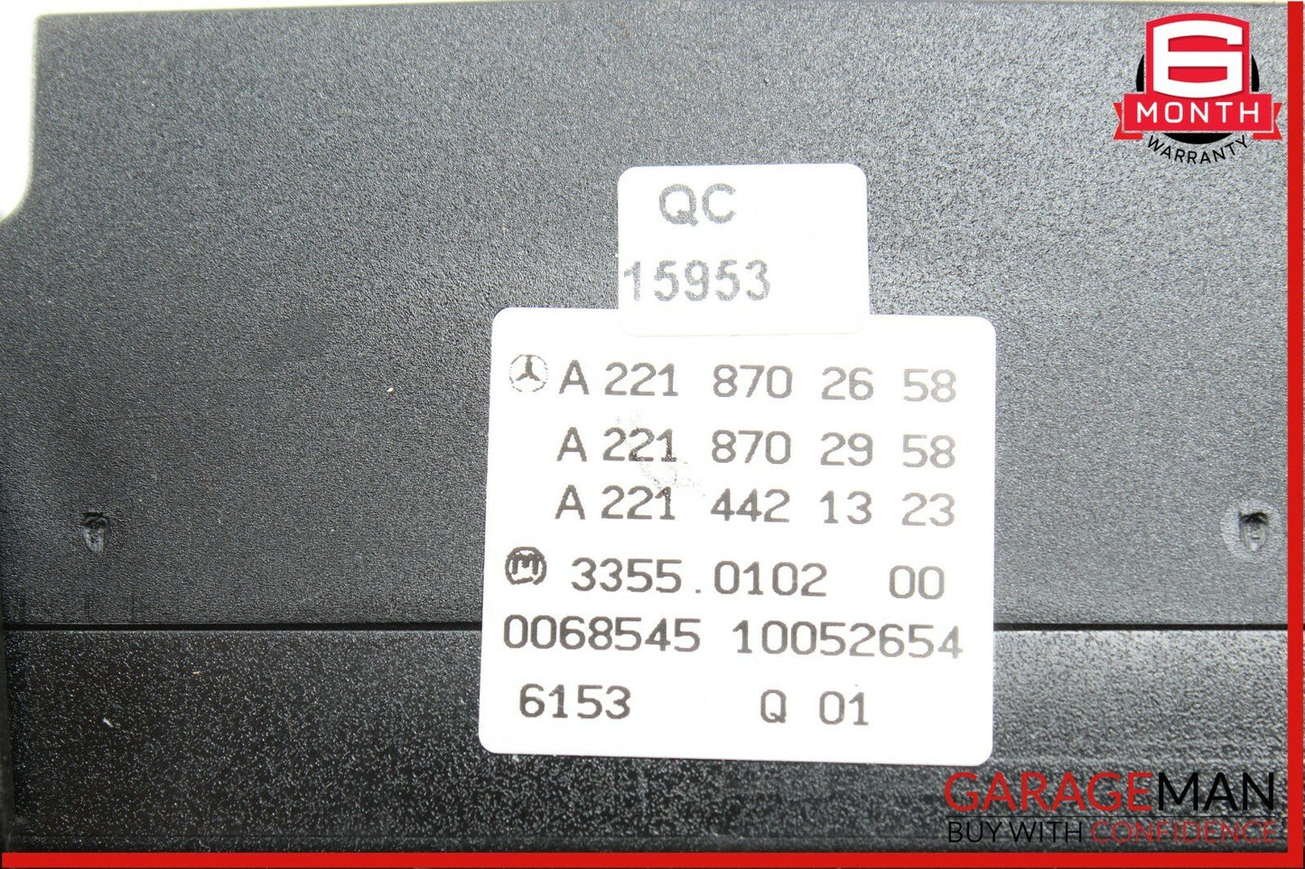 07-13 Mercedes W221 S550 CL63 AMG A/C AC Heater Climate Control Switch Module