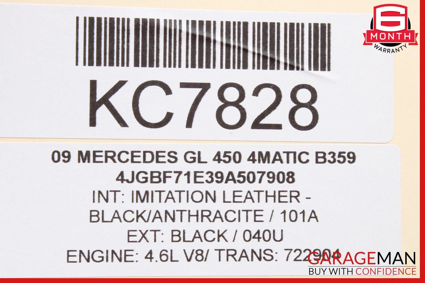06-13 Mercedes X164 GL450 ML550 Headlight Control Switch Module Black OEM