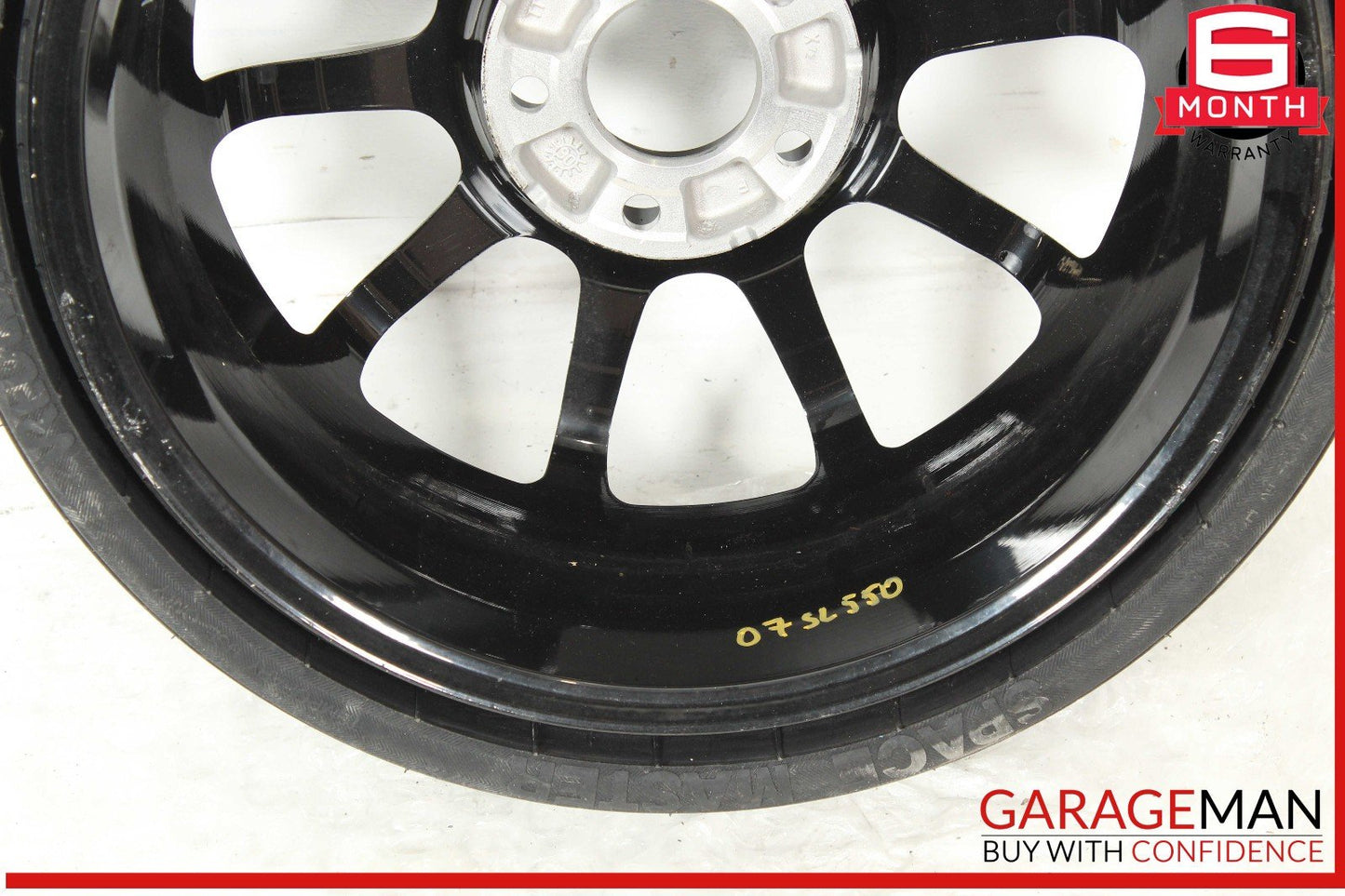 03-12 Mercedes R230 SL500 SL550 Emergency Spare Tire Wheel Donut Rim 17" 17 OEM