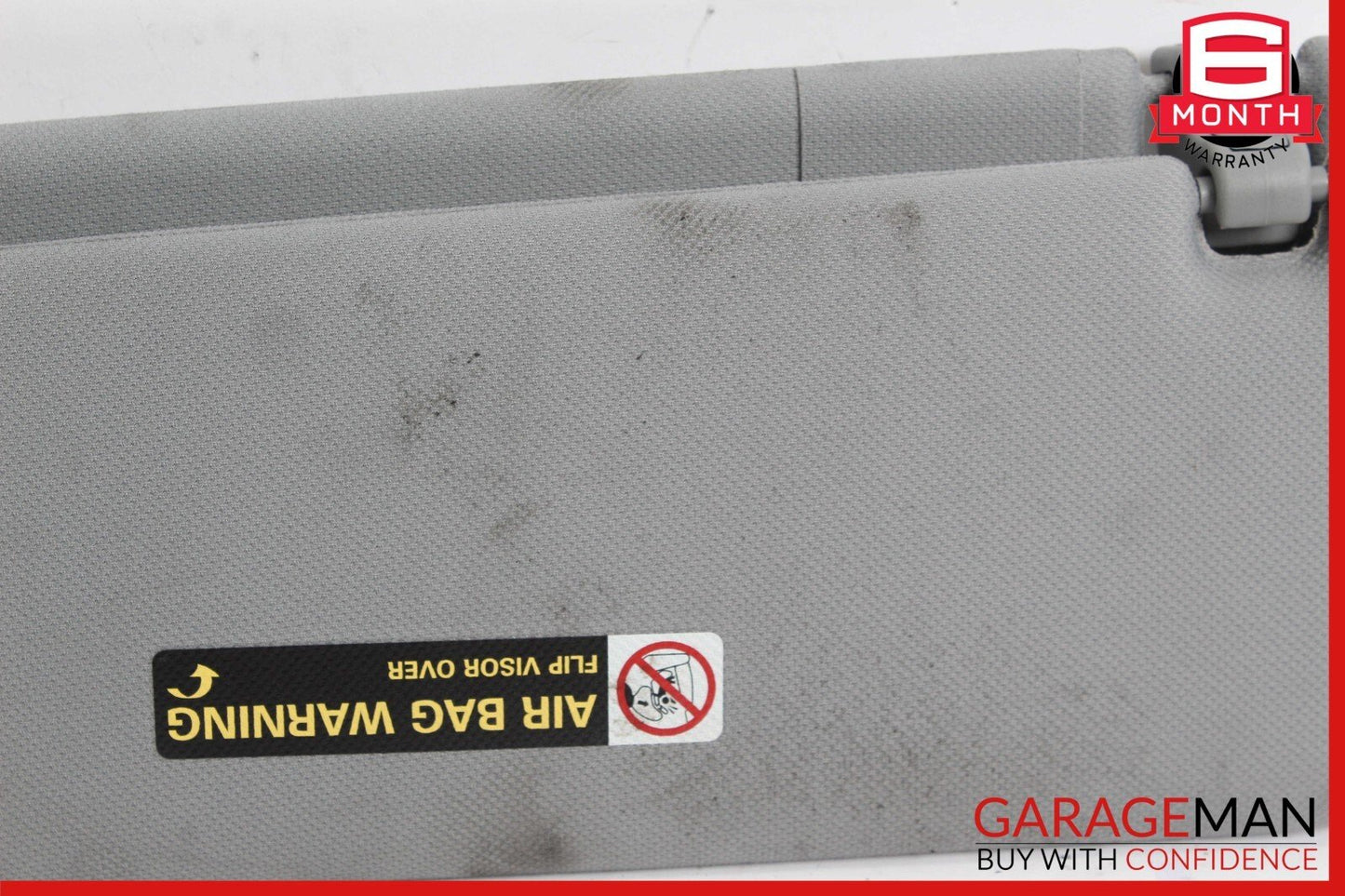 03-10 Porsche Cayenne S 955 Front Right Side Sunvisor Sun Visor Shade Grey OEM