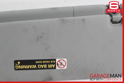 03-10 Porsche Cayenne S 955 Front Right Side Sunvisor Sun Visor Shade Grey OEM