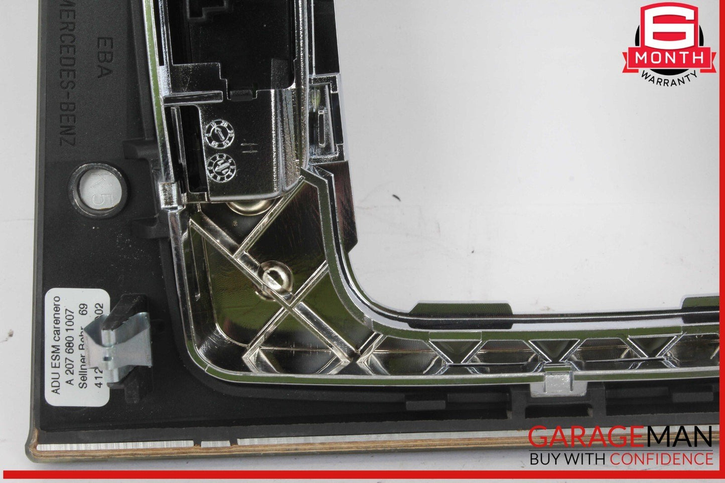 08-14 Mercedes W212 E350 C250 Center Console Shift Shifter Bezel Trim OEM