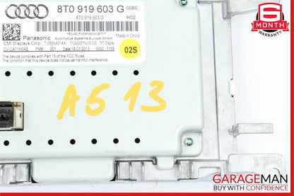08-16 Audi A5 S5 Dash Info Information Display Screen Monitor OEM