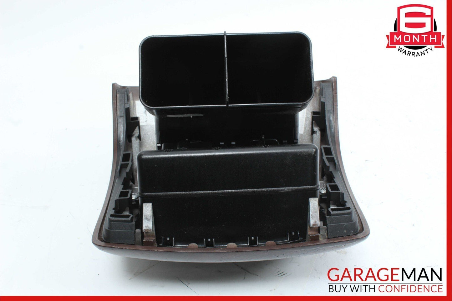 07-13 Mercedes W221 S550 Rear Center Console AC A/C Air Vent Trim Panel Wood OEM