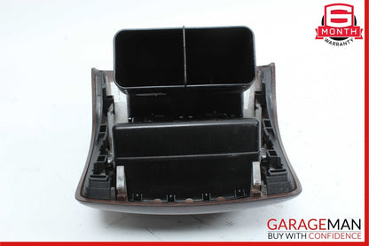 07-13 Mercedes W221 S550 Rear Center Console AC A/C Air Vent Trim Panel Wood OEM