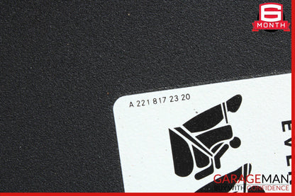 08-14 Mercedes W204 C350 C250 Front Left Side Sun Visor Sunvisor Shade Cover OEM