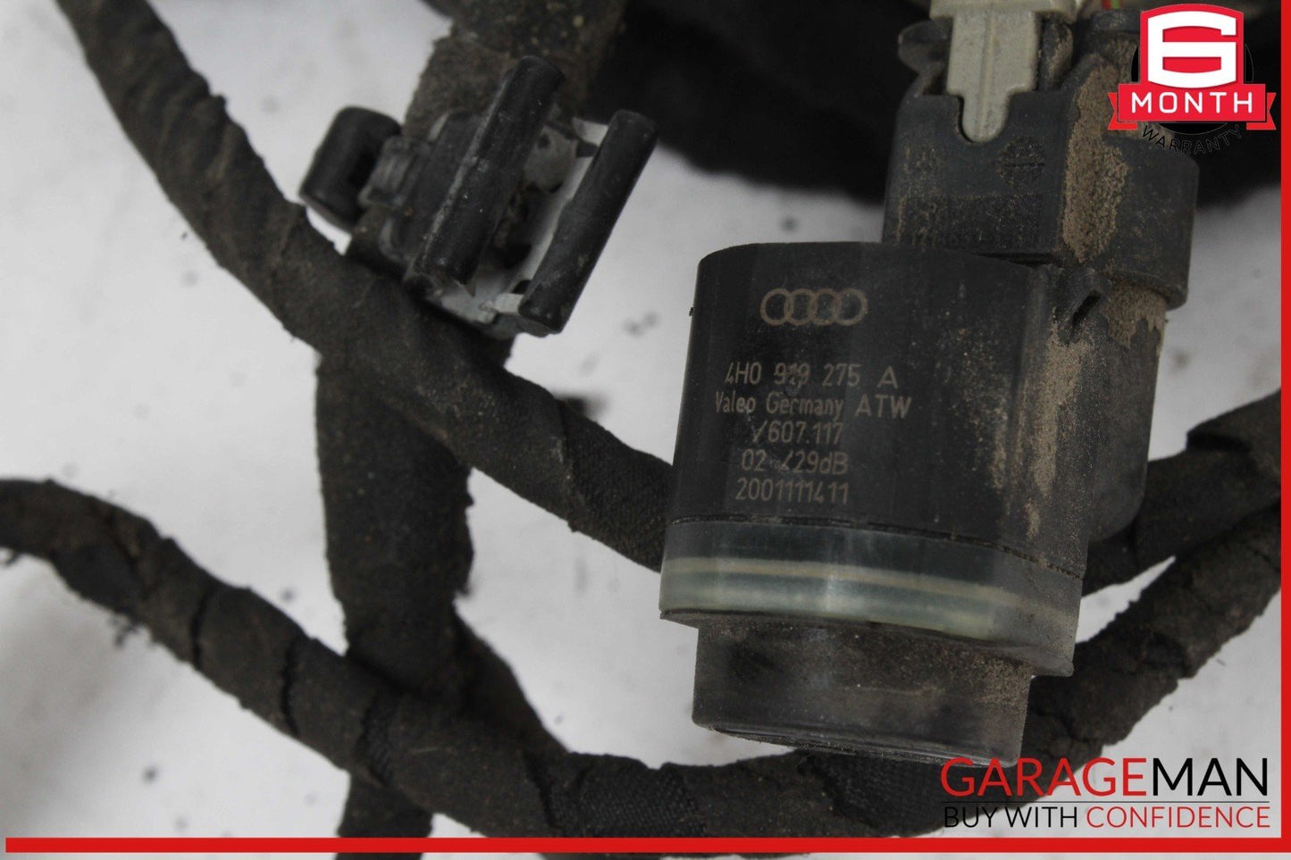 12-18 Audi A7 Rear Bumper Wiring Harness w/ Park Assist PDC Sensors 4G8971085F