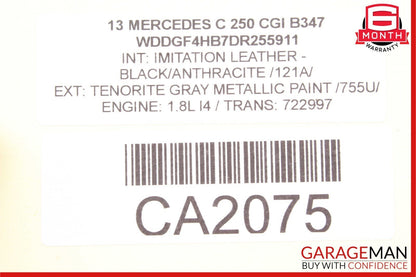 08-16 Mercedes W204 C250 C350 Front Left Door Window Regulator Motor Unit OEM