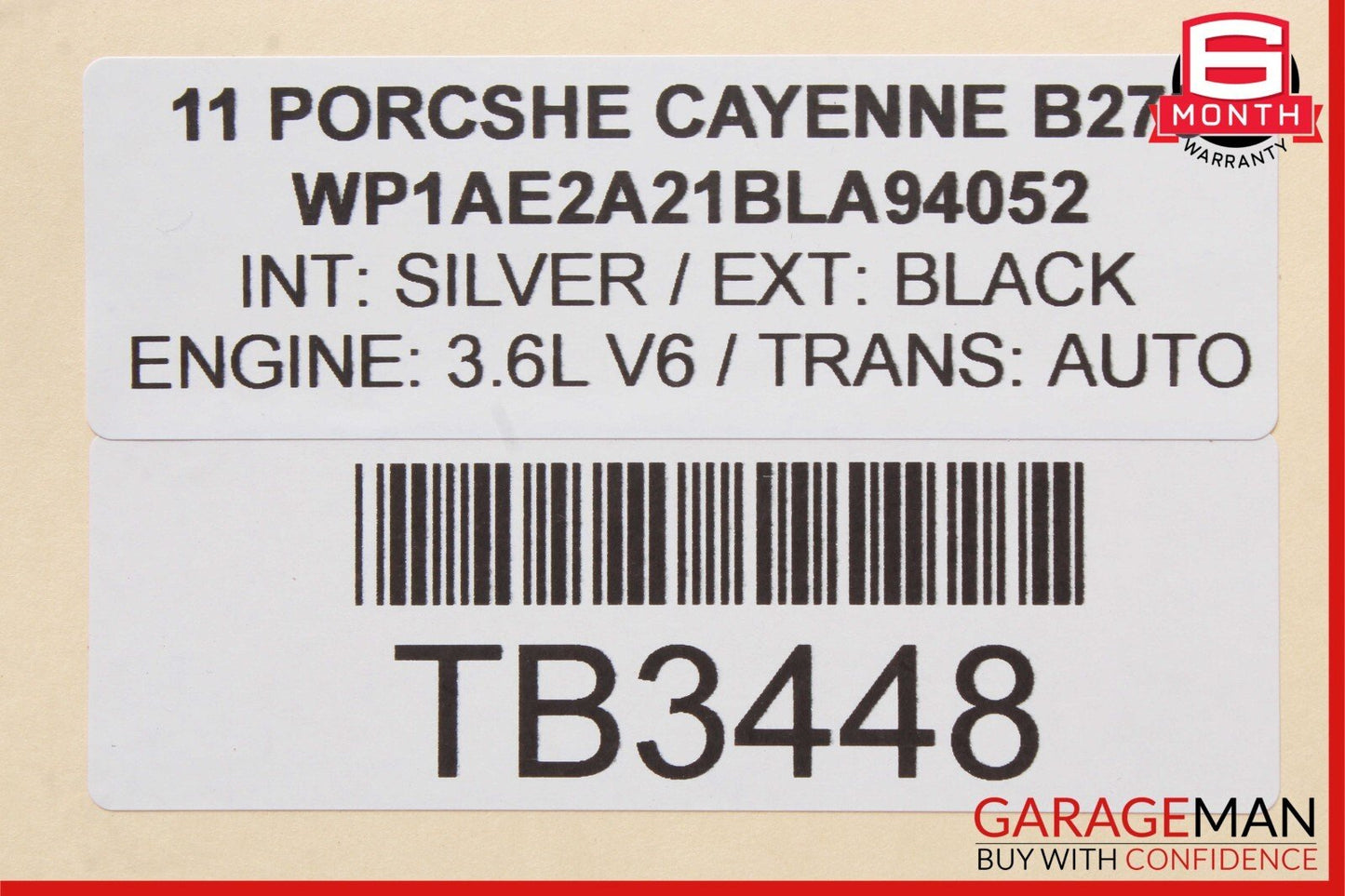 11-17 Porsche Cayenne 958 S Electric Parking Brake EPB Control Module Unit