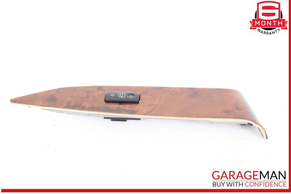03-06 Mercedes W215 CL500 Front Right Side Door Window Switch Trim Bezel Wood