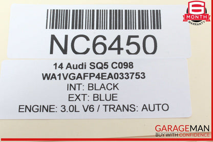 14-17 Audi SQ5 Front Right / Rear Right Passenger Side Exterior Door Handle OEM