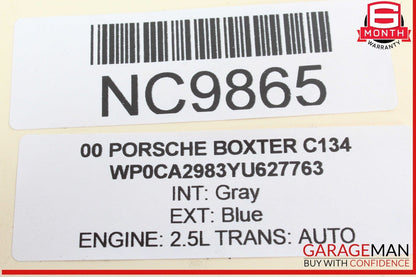 97-04 Porsche Boxster 986 Fuel Injection Rail w/ Injectors 99611003503 OEM