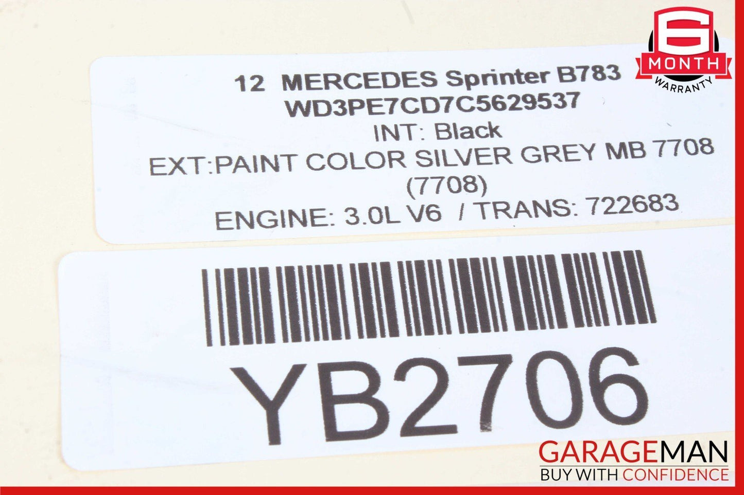 10-23 Mercedes W906 Sprinter 2500 RWD Front Left Side Lower Control Arm OEM