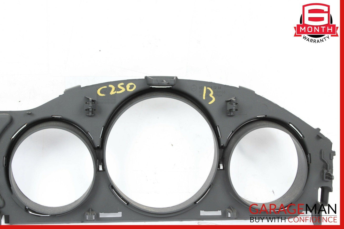 12-14 Mercedes W204 C250 C300 Cluster Speedometer Gauge Surround Trim Cover OEM