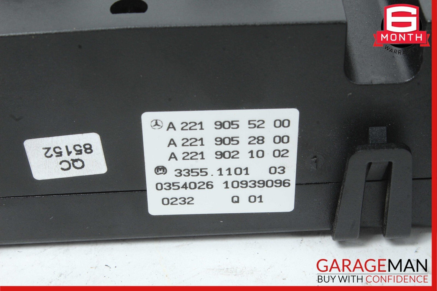 10-14 Mercedes W221 S550 CL550 AC A/C Climate Control Switch Dual Zone OEM