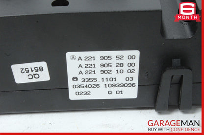 10-14 Mercedes W221 S550 CL550 AC A/C Climate Control Switch Dual Zone OEM