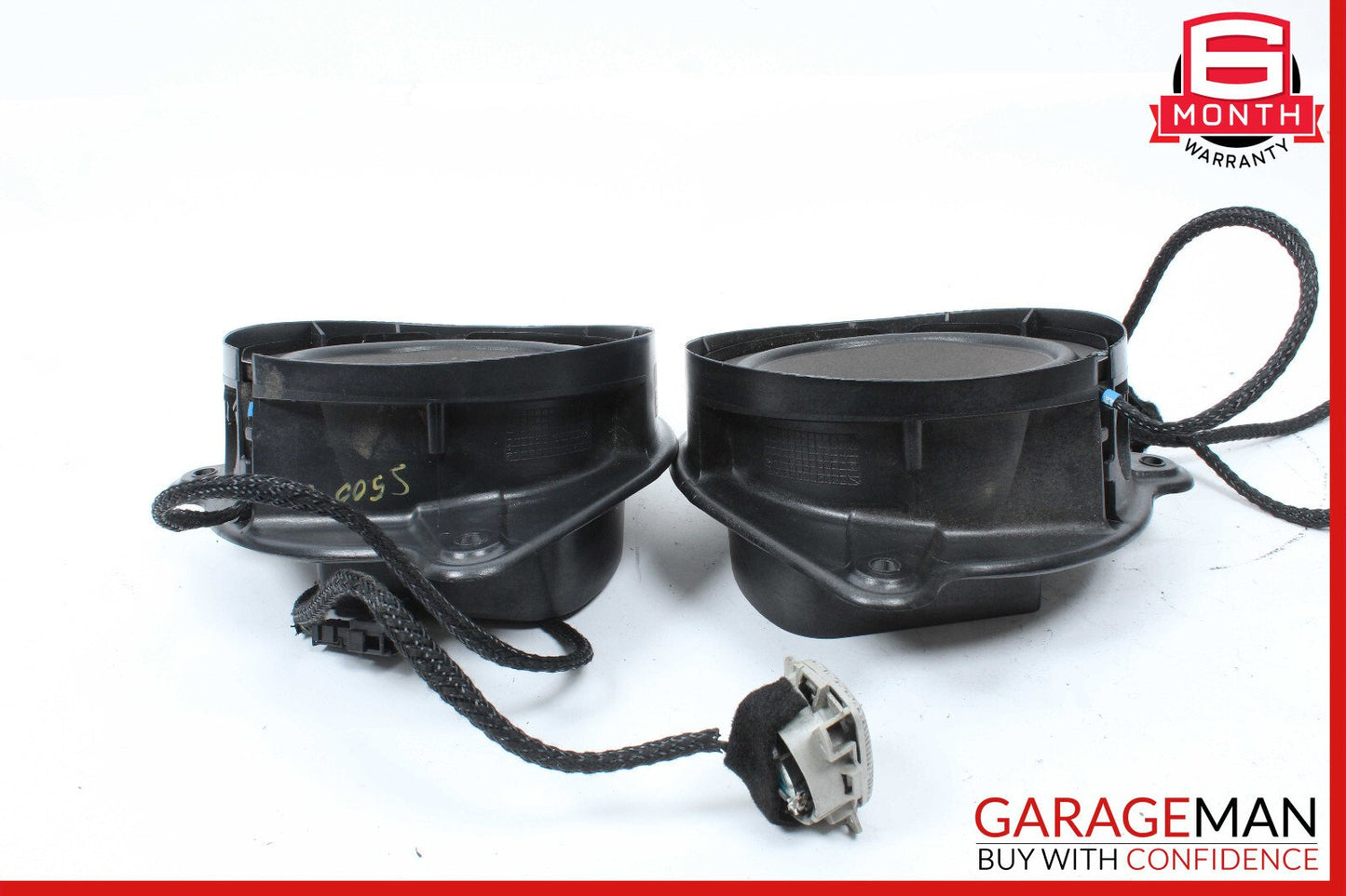 00-06 Mercedes W220 S55 AMG Rear Left & Right Door Audio Sound Speaker Set OEM