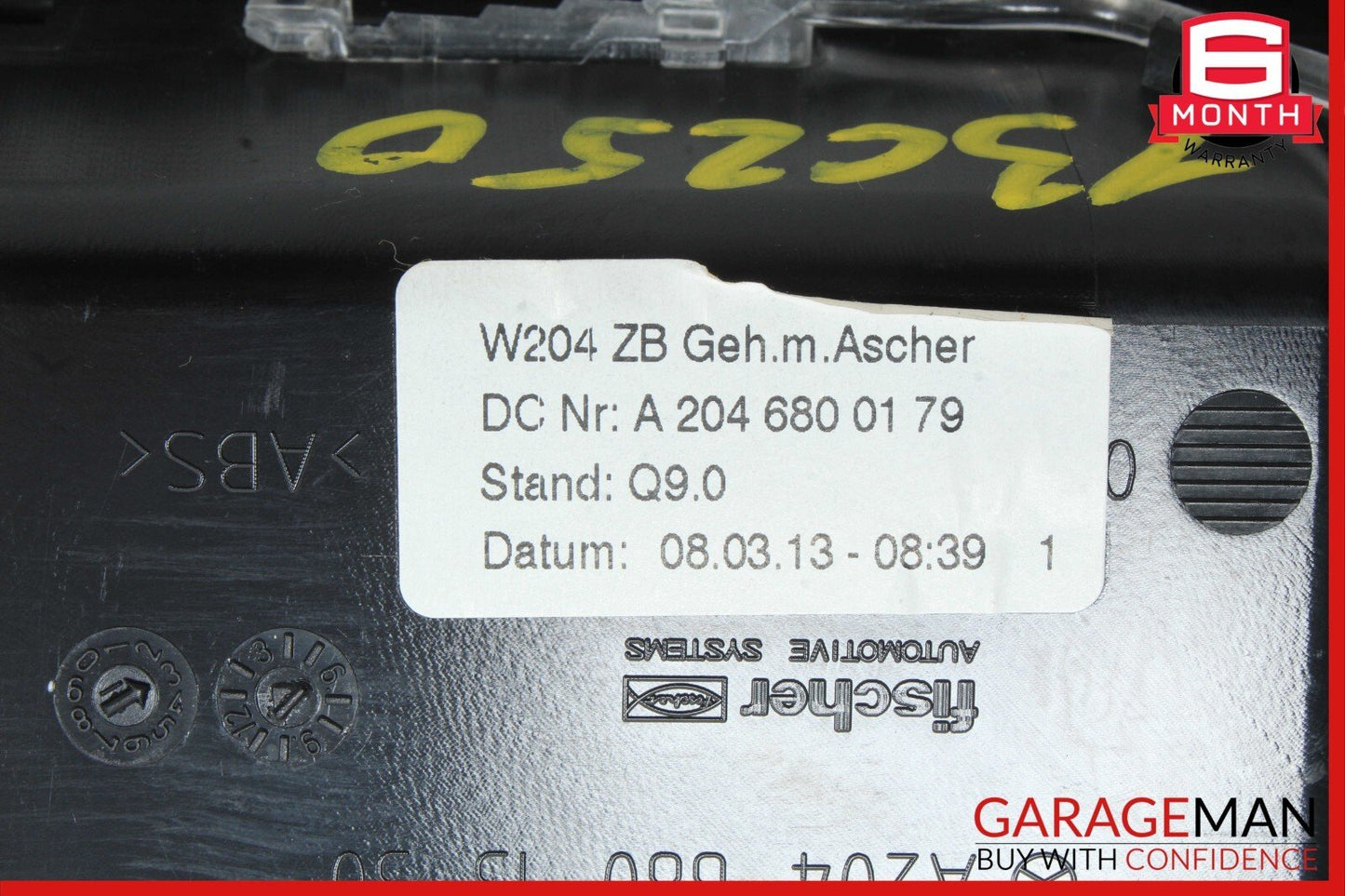 08-17 Mercedes C250 E400 E63 AMG Center Console Ashtray Ash Tray Compartment