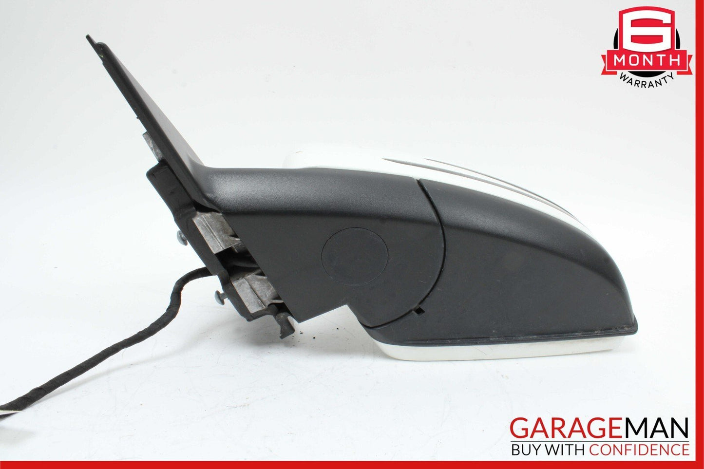 10-11 Mercedes W204 C300 Front Left Driver Side Rear View Door Mirror White OEM