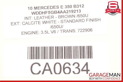 10-16 Mercedes W212 E350 E250 Front Right Side Door Panel Tweeter Speaker Cover
