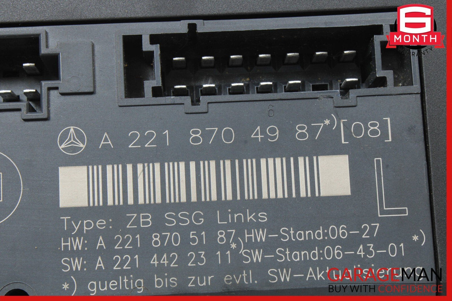 07-13 Mercedes W221 S550 S65 S63 AMG Front Left Side Under Seat Controller Unit
