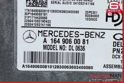 09-13 Mercedes X164 GL450 Sirius Satellite Radio Receiver 1649060081 OEM