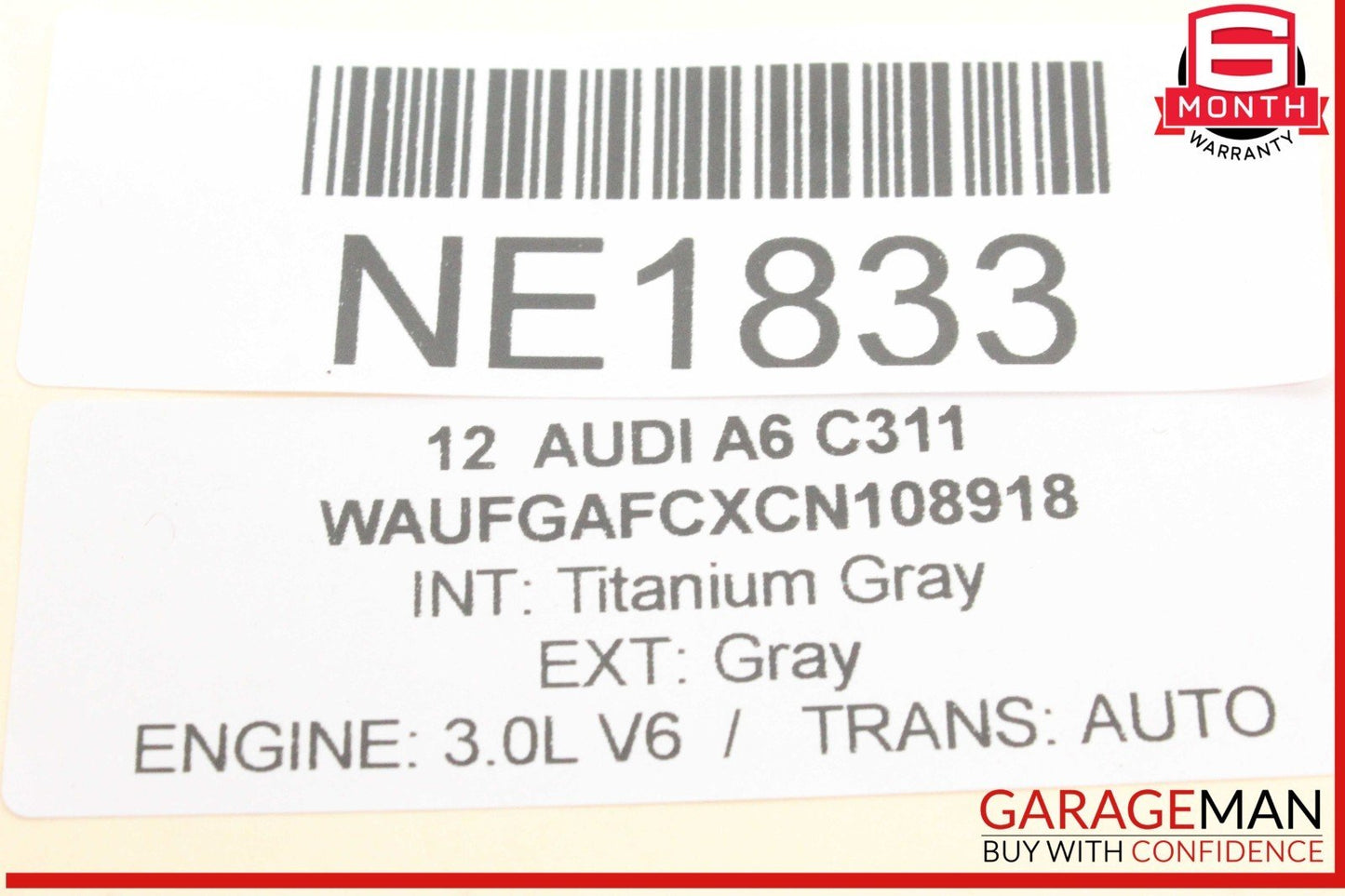 10-17 Audi A6 S5 S4 A5 Coolant Water Pump 8K0965567 OEM