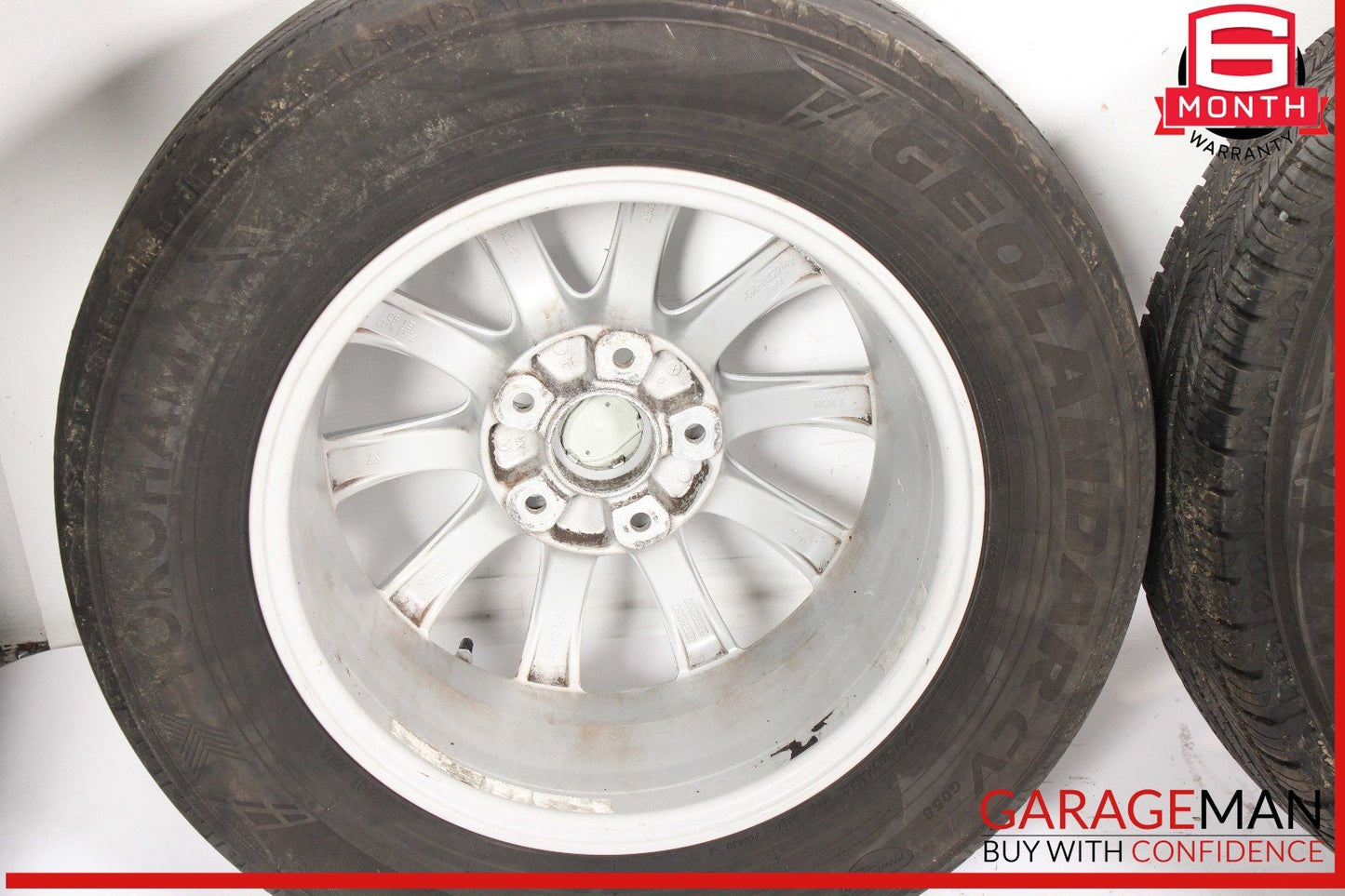 03-10 Porsche Cayenne 955 957 Complete Wheel Tire Rim Set 7.5J x 17 ET53 OEM