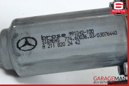 03-09 Mercedes W211 E350 E320 Rear Right Side Window Regulator Motor Unit