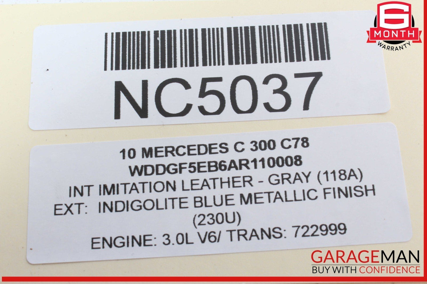 10-11 Mercedes W204 C300 C250 Rear SAM Module Relay Fuse Box 2049060505 OEM