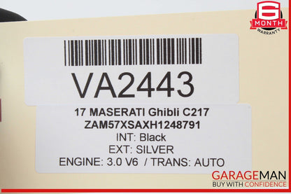 14-17 Maserati Ghibli Front Right / Rear Left or Right Window Regulator Switch