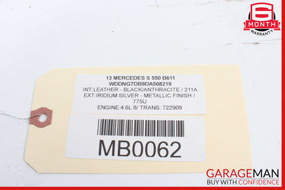 07-13 Mercedes W221 S550 S600 Rear Center Console AC A/C Air Vent Trim OEM