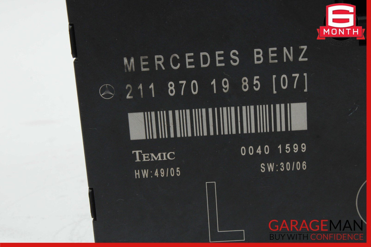 03-09 Mercedes W211 E350 E500 E63 AMG Front Left Side Door Control Module Unit